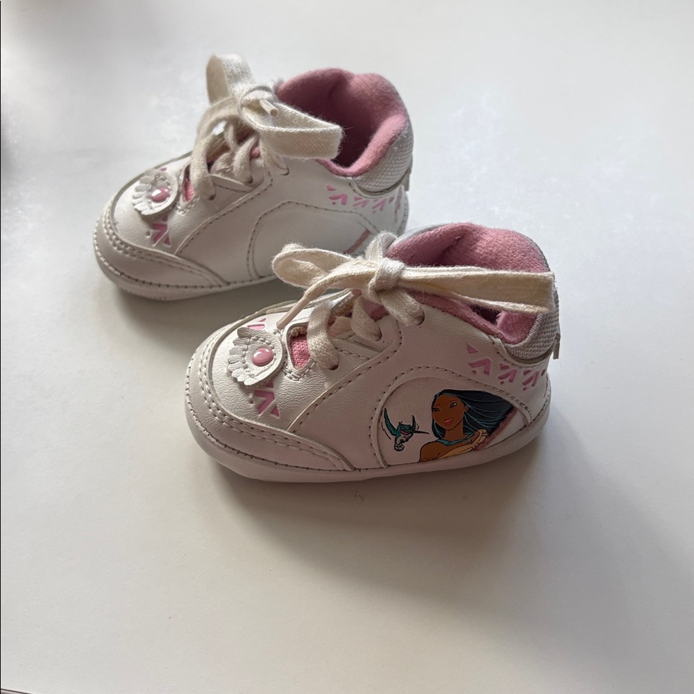 Vintage 90s Disney Pocahontas Baby Shoes - Size 1